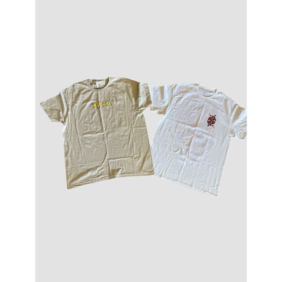 Men’s Graphic Tees T-shirts Size Large Marvel Deadpool & Attack on Titans NWOT - Picture 2 of 6